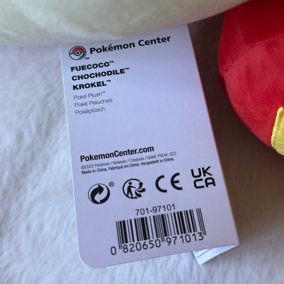 NWT PokemonCenter Fuecoco 18" Plush Pokemon 2022 Nintendo Anime - Picture 6 of 7